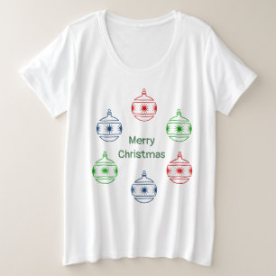 shirt - cirkel van kerstdecoratie