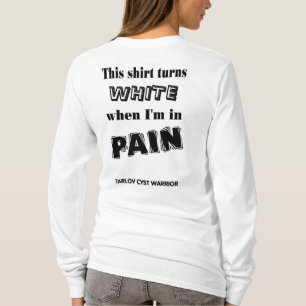 Shirt draait wit... Tarlov Cyst