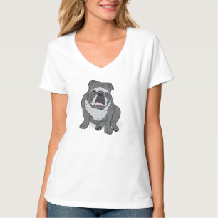Shirt Engelse Bulldog Illustration