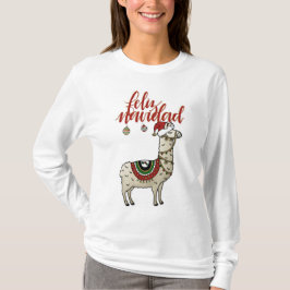Shirt Feliz Navidad Llama