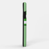 Shirt football in Green Hoops Case-Mate iPhone Case (Achterkant/rechts)