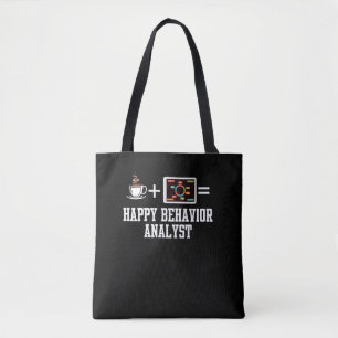 Shirt gedragsanalisten voor BCBA BCaBA RBT-student Draagtas