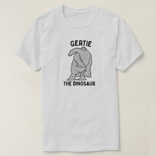 shirt "Gertie the Dinosaur" (Design voorkant)