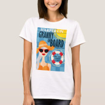 SHIRT Granny aan boord door Harper Lin Book Hoesje