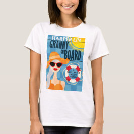 SHIRT Granny aan boord door Harper Lin Book Hoesje