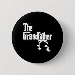 Shirt Grappig Vaderdag Opa Gift Ronde Button 5,7 Cm