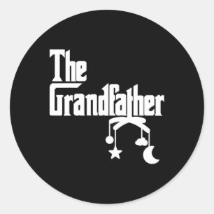 Shirt Grappig Vaderdag Opa Gift Ronde Sticker