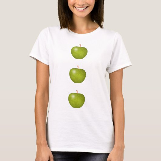 Shirt GROEN APPLES (Voorkant)