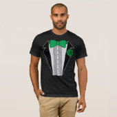 Shirt Groene Tuxedo (Voorkant volledig)