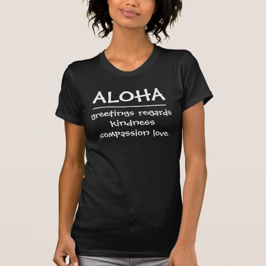 Shirt Hawaii - Aloha (Voorkant)