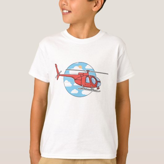 Shirt helikopterpiloot (Voorkant)