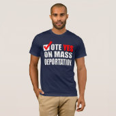 Shirt illegale immigranten (Voorkant volledig)