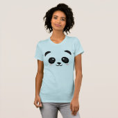 Shirt Kawaii Panda Face (Voorkant volledig)