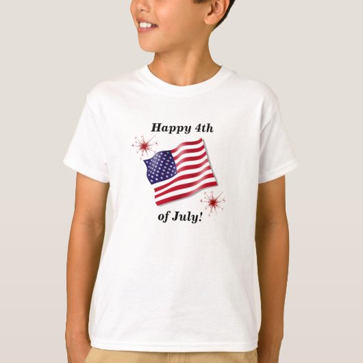 Shirt kind op 4 juli (Voorkant)