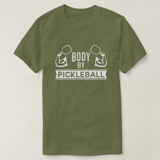 shirt "Lichaam door Pickleball" (Design voorkant)