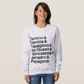 Shirt Magic Flute-tekens (Voorkant volledig)