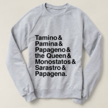 Shirt Magic Flute-tekens