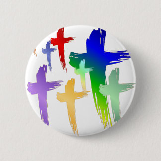 SHIRT_manykruisen Ronde Button 5,7 Cm