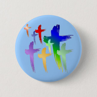 SHIRT_manykruisen Ronde Button 5,7 Cm