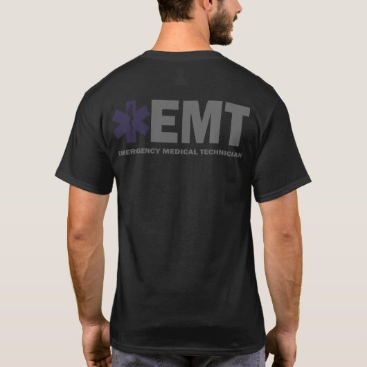 Shirt met beperkte of tactische EMT-rechten (Achterkant)
