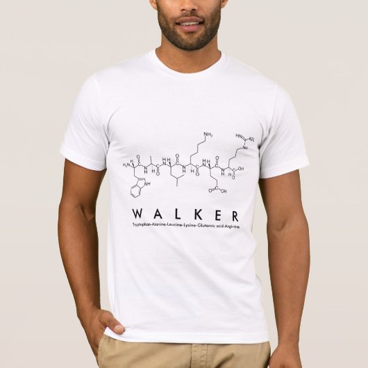 Shirt met de naam Walker peptide (Voorkant)