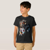 Shirt met drie paarden (Voorkant volledig)