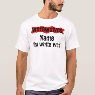 shirt met een afbeelding van een wolf
