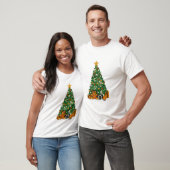 Shirt met kerstbomen voor Beren (Unisex)