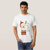 Shirt met kerstllama (Voorkant volledig)