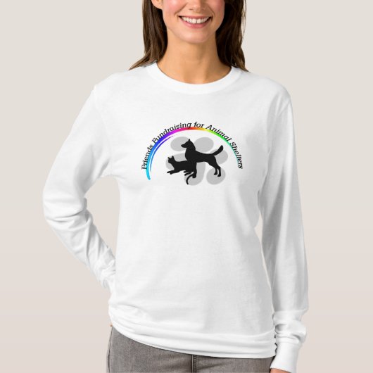 Shirt met lange hoes voor vrouwen (Voorkant)