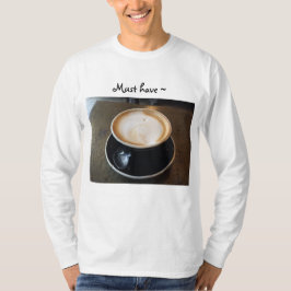 Shirt met lange mouwen, met koffie van Tony Cimino