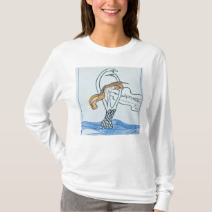 Shirt met lange mouwen met originele kunst van Ton