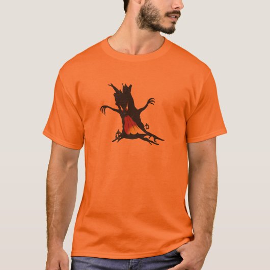 Shirt met scheenboomhalloween (Voorkant)