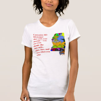 Shirt Mississippi - Aangepast met verkiezingen of 