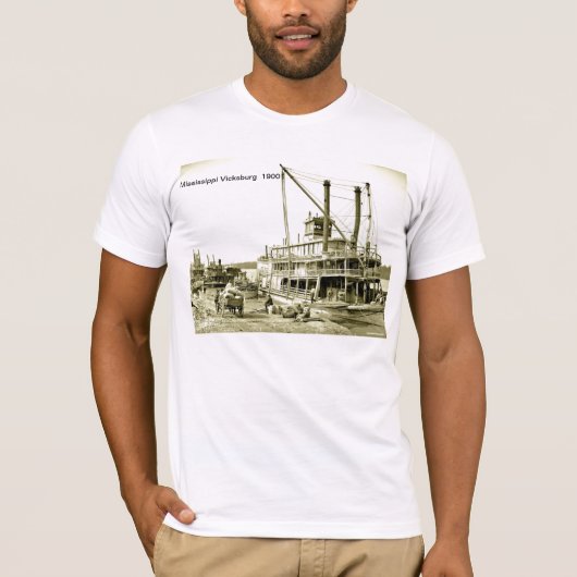 Shirt Mississippi Vicksburg (Voorkant)