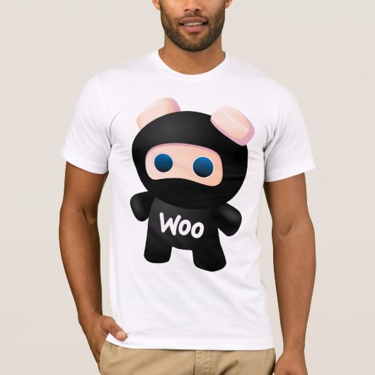 Shirt Ninja (Mannen gemonteerd) (Voorkant)