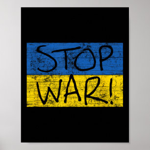 Shirt Oekraïne voert einde aan de oorlog in Oekraï Poster