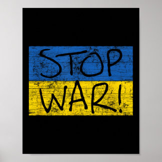 Shirt Oekraïne voert einde aan de oorlog in Oekraï Poster