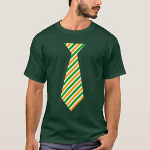Shirt op de St. Patricks Day met groen wit oranje