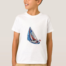 Shirt Patriotic Sailboat