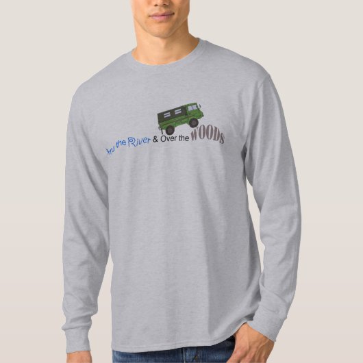 Shirt Pinzgauer "Thru the River" (Voorkant)