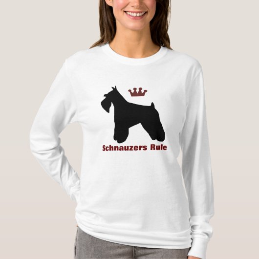 Shirt Schnauzers-regel (Voorkant)