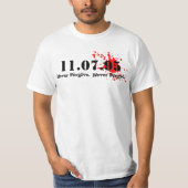 Shirt Srebrenica (Voorkant)