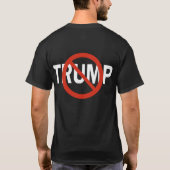 Shirt tegen Trump (Achterkant)
