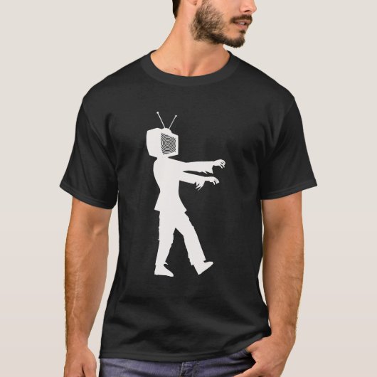 Shirt Telivision Zombie (Voorkant)