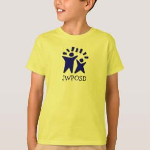 Shirt-TWEE-ZIJDE van het centrale Logo van het kin T-shirt
