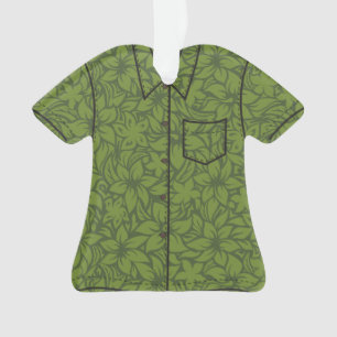 Shirt van Aloha van de Hibiscus van de Baai van Ornament