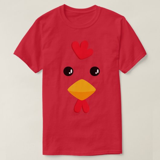 Shirt van Chicken Halloween Costume Funny Kinder V (Design voorkant)