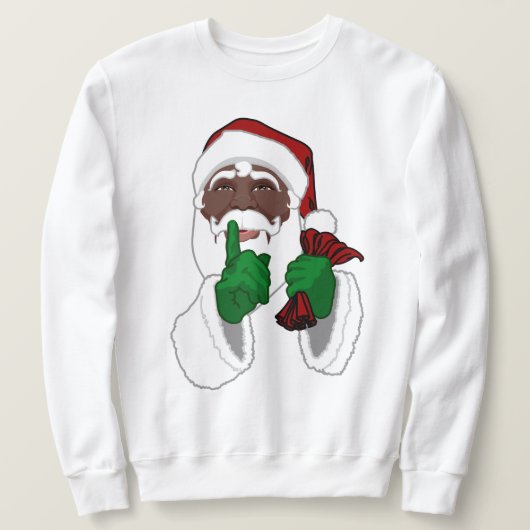 Shirt van de Afrikaanse kerstman Zwarte Sinterklet (Design voorkant)
