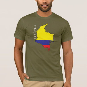 Shirt van de Colombiaanse vlag